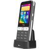 TTfone TT280 - Telefono a Barrette 4G Dual SIM Semplice con Android Touch Screen da 2,8, Tastiera, Fotocamera 2MP, USB-C - Mobile sbloccato facile da usare (con caricatore dock)