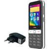 TTfone TT280 - Telefono a Barrette 4G Dual SIM semplice con Android, Touch Screen da 2,8, Tastiera, Fotocamera 2MP, USB-C - Mobile sbloccato facile da usare (con caricatore di corrente)