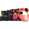 FAQ 202 Maschera LED + Siero Luce Rossa + Patch Microaghi Set