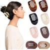 Ousuwo 8 fermagli per capelli ovali a becco d'anatra, antiscivolo, in stile francese, perfetti per capelli spessi o sottili, alla moda e sicuri per tutti i giorni e per l'ufficio
