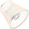 Anneome Stoffa Trasparente Paralume E14 per Lampadari e Tavoli | Copertura Decorativa Semplice, Texture Delicata, Luce Soffusa, Atmosfera Calda, Ferro