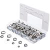 BGS 14115 | Assortimento anelli stringitubo in acciaio inox | Ø 5,8 - 21 mm | 170 pz.