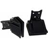 Bebykilemi Cerniera antipolvere di ricambio per giradischi, 2 pezzi di ricambio per coperchio compatibile con PS-11, PS-22, P-200, P-220, P-300, PS-For Series, RW777, DP-5 nero
