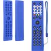 kwmobile Custodia Silicone Telecomando Compatibile con Hisense ERF2B38H / ERF2K38H /ERF2F38H Cover - Guscio Protettivo Telecomando Antiscivolo - Blu Scuro