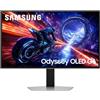 Samsung Monitor Gaming Odyssey OLED G60SF (S27FG602SU), Flat, 27'', 2560x1440 (QHD), 16:9, QD-OLED Glare Free, 500Hz, 0,03ms (GtG), Compatibilità G-Sync, HDMI, DP, Ingresso Audio, HAS, Pivot