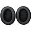 tecinity Cuscinetti auricolari per Sony WH-1000XM2 (WH1000XM2) cuffie, Cuscinetti Cuffie per Sony MDR-1000X (MDR1000X), Morbida Pelle Proteica (Nero)