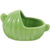 Artibetter Vasca Bagno in Ceramica per Criceto, Giocattolo Verde per Conigli | Bagno di Sabbia, Facile da Pulire, Rifugio Comodo, per Piccoli Animali e Accessori Gabbia