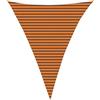 vidaXL Vela da ombra solare Arancione e Marrone 4 x 5 x 5 m, Soluzione per vivere all'aperto, vela ombreggiante triangolare UV, moderno tendone per giardino, balcone, parco