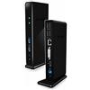 ICY BOX Docking Station USB 3.0 / USB-C (11-in-1) con 1x HDMI & 1x DVI, 6x USB 3
