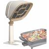 RWSXY Cappa aspirante Portatile, Cappa aspirante da Tavolo ad aspirazione Forte, Cappa aspirante Portatile 3200 Giri/min, filtraggio dei fumi per Cucina, casa, Barbecue, pentola Calda Bianca