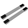 HEUchuan Base per lavatrice Supporto universale regolabile for lavatrice, base for frigorifero, 24 ruote, accessori for cucina e bagno, elettrodomestici(2pcs silver)