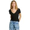 Pepe Jeans Megan V-Neck T-Shirt Donna (Pacco da 1)