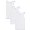 Sanetta Ragazzi Canottiera (Pacco 3 - Bianco (Bianco 10), 140