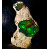 AK GEMS AND JEWELLERY Opale Grezzo, Opale Di Fuoco Naturale, Opale Nero Etiope Grezzo 9.5 Ct 21x12 Mm
