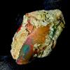 AK GEMS AND JEWELLERY Naturale opal, Nero fire opal Grezzo, ethiopian opal Gemma Crudo 9.5 KT 19x12 MM