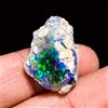 akgemsandjewellry_786 Ethiopian opal Gemma, Naturale Fuoco black opal rough , opal raw 10.5Ct 23x16 MM