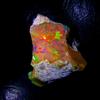 AK GEMS AND JEWELLERY EThiopian Opal, Nero Opal gemstone Crudo, Naturale fire rough 9.5 KT 19x13 MM