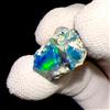 akgemsandjewellery_786 Naturale Fuoco Opal, Nero Opal Grezzo, Secco Crudo, Etiope 10.5Ct 16x14mm