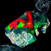 AK GEMS AND JEWELLERY Opale Gemma, Opale Fuoco Grezzo, Opale Nero Etiope Naturale 3,2 Ct 13x10 Mm