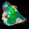 AK GEMS AND JEWELLERY Nera Naturale Opal Crudo, Etiope Opal gemstone, fire Opal rough 8 KT 22x16 MM