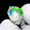 akgemsandjewellery_786 Nero Opal, Fuoco Opal Grezzo, Naturale Etiope Opal Crudo Gemma 9.5 KT 18x12 MM