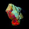 AK Gems And Jewellery Nero opal raw, Naturale Fuoco Opal rough , Etiope opal gemstone 9.55Ct 23x13 MM