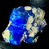 AK GEMS AND JEWELLERY Opale Fuoco Etiope Grezzo, Opale Naturale Rude, Gemma Opale Nera 10 Ct 20x17 Mm
