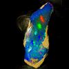 AK GEMS AND JEWELLERY Opal gemstone, Etiope Fuoco Opal Crudo, Nera Naturale Opal rough 9 KT 27x9 MM