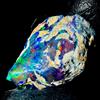 AK GEMS AND JEWELRY Ethiopian Opal Naturale Fire Opal grezzo Nero Opale 10,5 Ct 15x13 mm