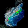AK GEMS AND JEWELLERY Fuoco Opal gemstone, ethiopian rough , Nera Naturale Crudo 8.5 KT 22x15 MM