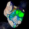 AK GEMS AND JEWELLERY Naturale Opal gemstone, Fuoco Opal Crudo, Etiope Nero Opal rough 9.5 KT 21x16 MM