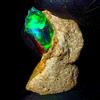 AK GEMS AND JEWELLERY Fuoco opal, Etiope Nero opal raw, Naturale opal gemstone Grezzo 8 KT 20x13 MM