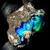 AK GEMS AND JEWELLERY Fire opal Crudo, Naturale opal Gemma , Nero Etiope opal rough 9.5 KT 15x13 MM