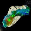 AK GEMS AND JEWELLERY Natural Opal rough , Nero Fuoco Opal Crudo, Etiope Opal gemstone 8.5 KT 25x12 MM