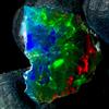 AK GEMS AND JEWELLERY Opale Grezzo, Gemma Di Opale Di Fuoco Etiope Naturale Nero 3.2 Ct 13x12 Mm