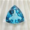AK GEMS AND JEWELLERY Blue topaz,topaz Trillio Forma Laboratrio Cresciuta Sfaccettato Gemma 24.7Ct