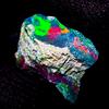 AK GEMS AND JEWELLERY Opal, Naturale Black fire opal Gemma Grezzo, Ethiopian Crudo 9.5 KT 17x13 MM