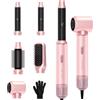 Dryhsip 5 in 1 Spazzola Asciugacapelli Multifunzione, Phon con 3 Temperatures, Styling Liscio, Onde, Ricci, Volumizzante, Hair Styler Viaggi set Regalo donna e uomo (Cora)