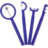 WRITWAA Attrezzo Allenamento per Lingua, 4 Pezzi Pp Acciaio Inox | Bambini, Design Ergonomico Leggero e Portatile, Uso Orale Anytime, Anywhere
