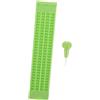 POPETPOP Set Tavoletta Scrittura Braille per Non Vedenti in Plastica Verde Chiaro 4 Righe 28 Celle Struttura Semplice e Durata