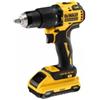 DeWalt Trapano avvitatore a percussione brushless a batteria dewalt dcd709d2t-qw 2 batterie 18v 2ah