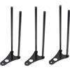 Bortivier 3X Snag Bar da Pesca alla Carpa Lega di Alluminio per Avvisatori Acustici Antivento Anti-Caduta Snag Bar Attrezzatura da Pesca alla Carpa