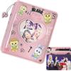 PfirstDa BlackPiink Photocards Holder, Rosa Cuore Libro Raccoglitore Fotografico con Pendente, 3 Pollici Mini Tendenza di Moda Photocard Binder Adatto per Archiviare Foto