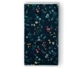 Pip Studio Les Fleurs - Asciugamano blu scuro, 55 x 100 cm, 1 pezzo