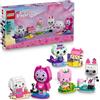 LEGO Gabby's Dollhouse Gabby's Brick-Built Cat Friends - Creative Toy w/ 6 Anima