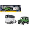 BRUDER JEEP TRASPORTO ANIMALI CON 1 CAVALLO GIOCATTOLO SCALA 1:18 ORIGINALE BRUDER