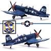 Hobby Master Legion 1:72 14619LD Vought F4U Corsair USMC VMF-323 Death Rattlers, Corea 1951