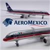 JC Wings 1/400 XX40020 Boeing 757-200 AeroMexico N804AM lucido