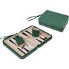 Philos Backgammon Thasos - Viaggio - In Pelle Sintetica - Magnetico - Con Manico