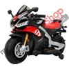 Aprilia Moto Motocicletta Elettrica per Bambini Aprilia Racing RSV4 24V Nero